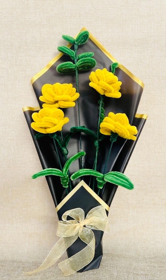 The Evergreen Rose Bouquet