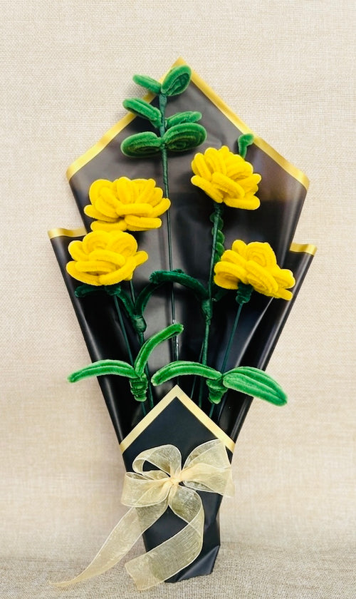 The Evergreen Rose Bouquet