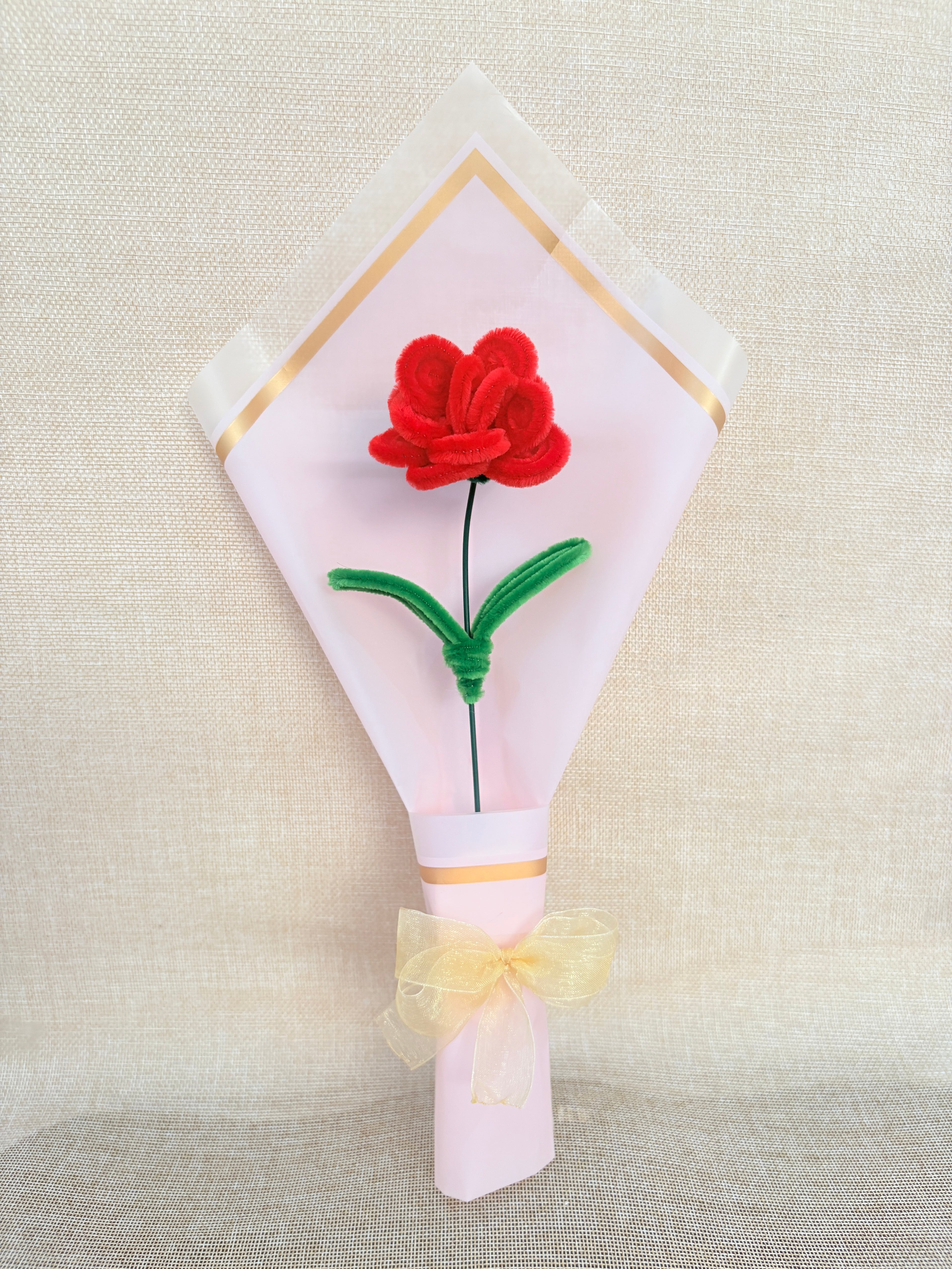 Single Rose Bouquet