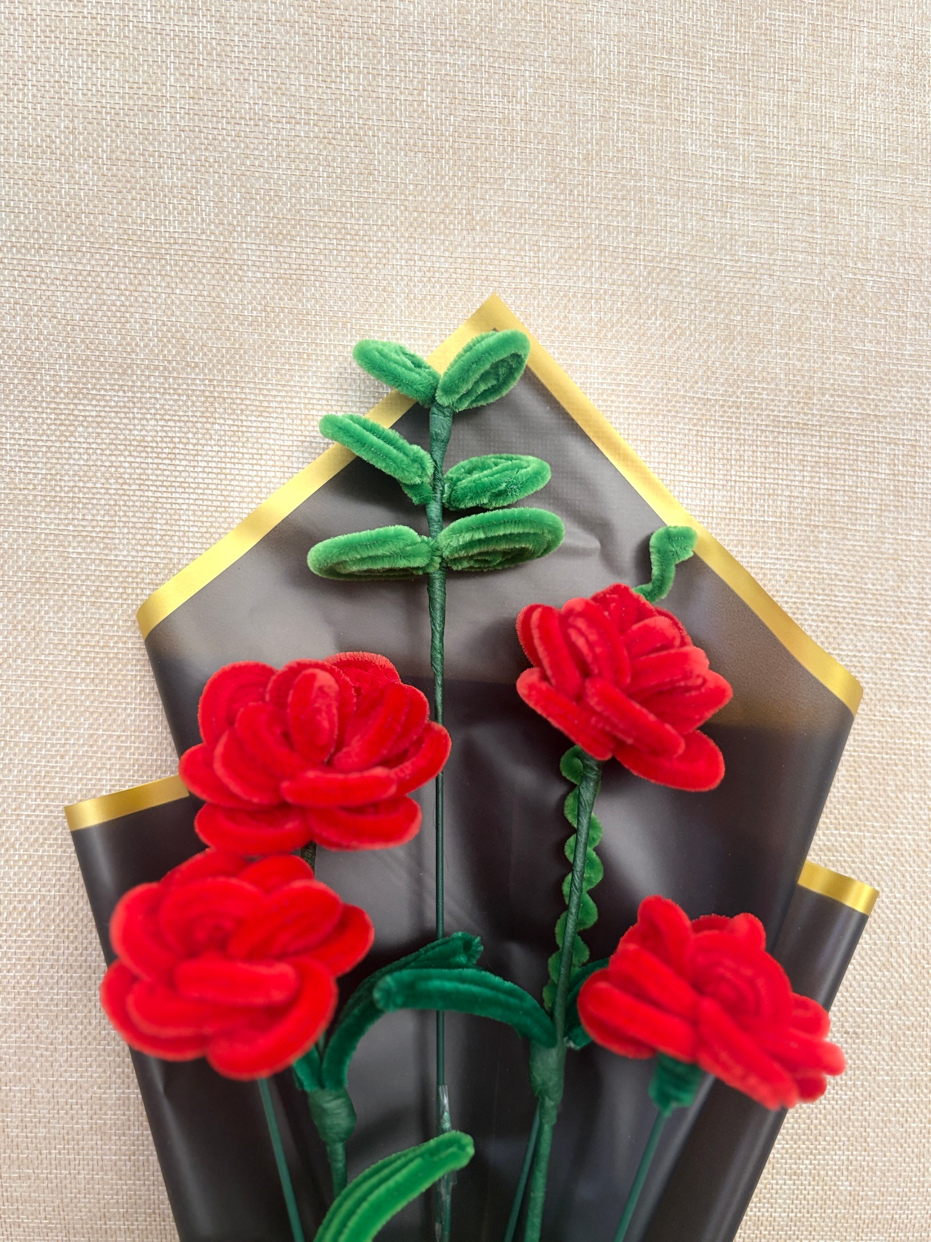 The Evergreen Rose Bouquet
