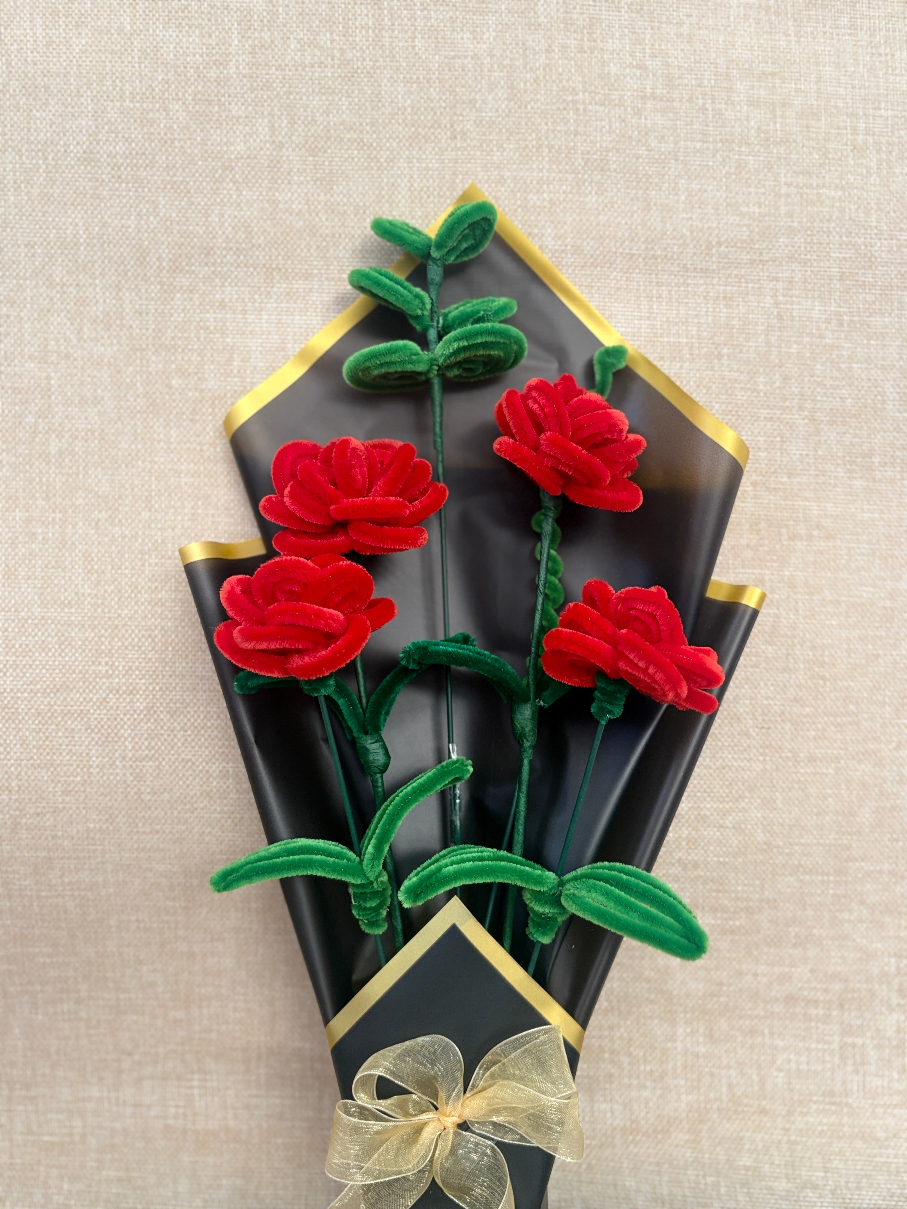 The Evergreen Rose Bouquet