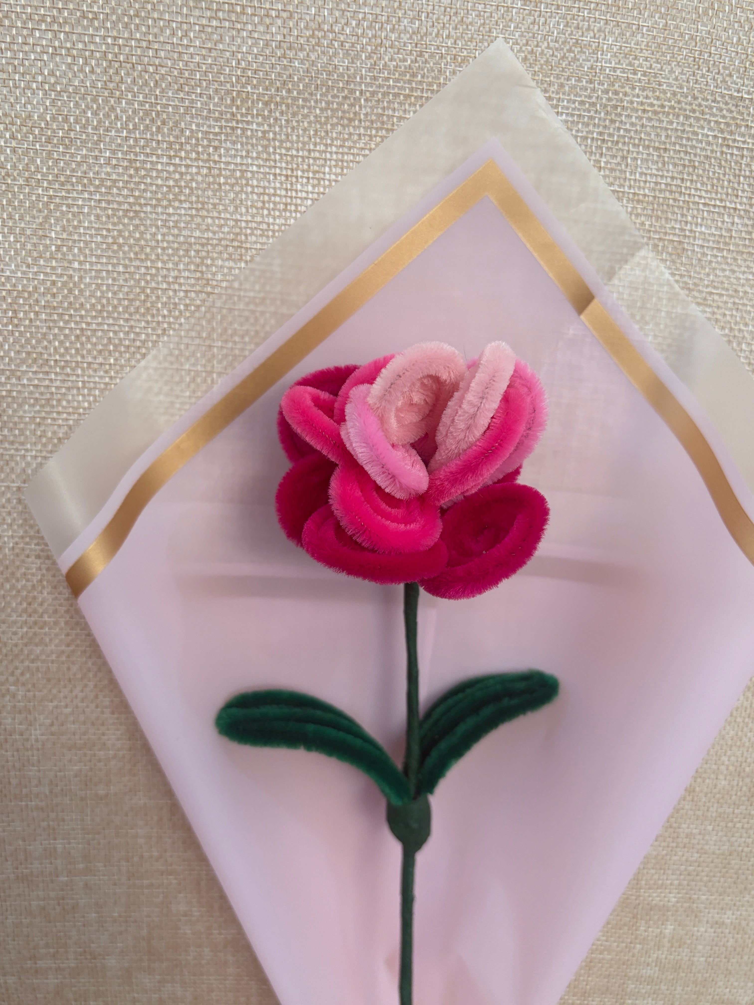 Single Rose Bouquet